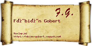 Fábián Gobert névjegykártya